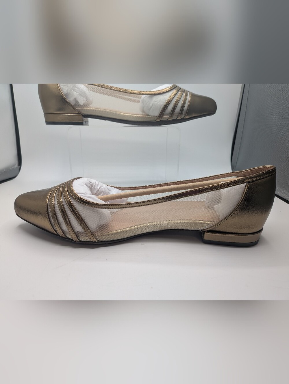 Celeste Ballerina Flats Bronze NWB- Size 11 - Picture 6 of 14